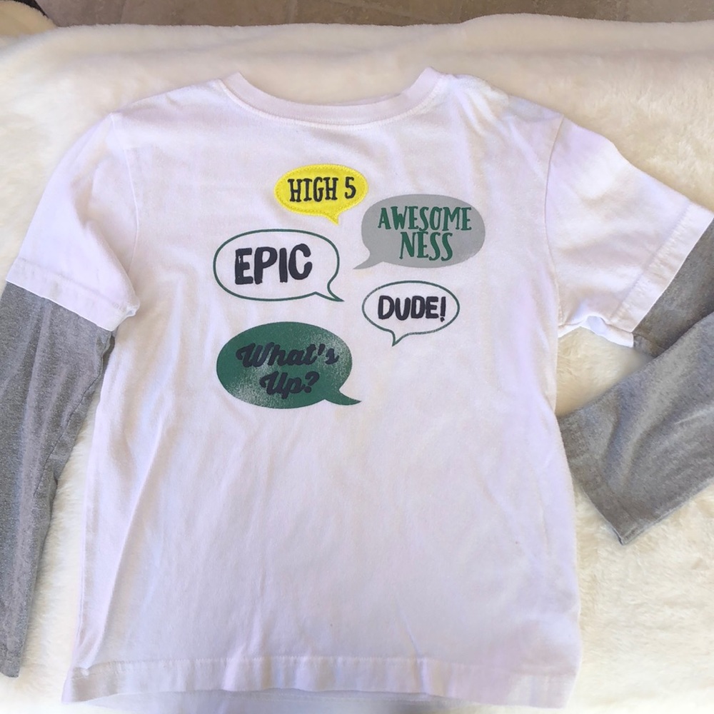 Gymboree - boys long sleeve tee - size 7 👦🏻💖